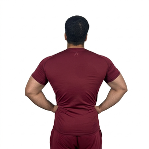 ชุดกีฬาคุณภาพสูงสำหรับผู้ชาย เสื้อผ้าออกกำลังกายและ MMA ชุดรัดรูปสำหรับว่ายน้ำ พร้อมลายพิมพ์แบบ Sublimation แขนสั้น - Product Image 2