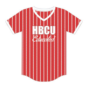Maillot de baseball rouge HBCU le plus vendu, broderie chenille, sororité grecque Delta Divine Nine, t-shirt personnalisé - Product Image 2