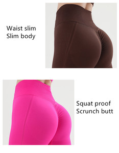 Custom Logo Tie Dye Seamless Yoga Leggings Women Scrunch Butt Lift Gym Tights Ombre Sportswear Activewear - Product Image 6