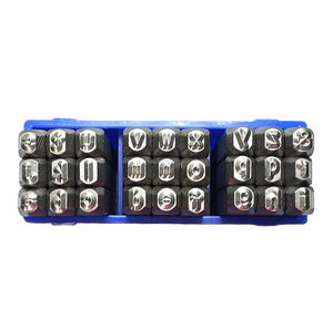 Juego de Marcadores Metálicos Industriales de Primera Calidad de 3 mm |   Tamaño Proporcional A-z |   OEM/ODM Personalizable |   Grabado de Precisión para Grabados Profundos - Product Image 1