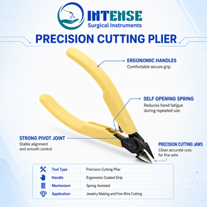 Alicates de Corte de Precisión Profesionales para Joyería con Agarre Ergonómico y Acción de Resorte - Product Image 2