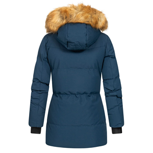 Ladies Longline <b>Parka</b> <b>Jacket</b> Premium Warm Winter Hooded Coat Water Resistant Outerwear Wholesale Factory Supplier Winter Hooded - Product Image 2