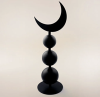 Décoration islamique classique en métal pour centre de table, idéale pour la table à manger pendant le Ramadan et la célébration de l'Eid Mubarak.