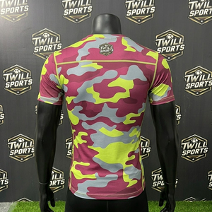 Camiseta de Compresión de Manga Corta para Hombre, Diseño de Camuflaje Personalizado, para Entrenamiento de MMA y BJJ, Transpirable, Antibacteriana y de Secado Rápido - Product Image 3