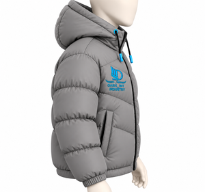 Veste matelassée grise pour homme OARH INT INDUSTRY, coupe-vent, épaisse, fermeture éclair sur le devant, manteau d'hiver décontracté, séchage rapide, respirante, écologique - Product Image 5
