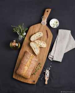 Planche à découper en bois artisanale avec manche en bois de sheesham de qualité supérieure, idéale pour les restaurants, les hôtels et les cuisines domestiques. - Product Image 4