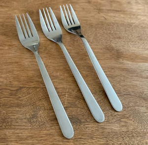 Fourchettes à dîner en acier inoxydable, compatibles lave-vaisselle, décoratives, à long manche, pour glaces, desserts de mariage - Product Image 6