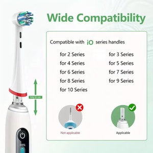 Cabezales de repuesto para cepillos de dientes eléctricos Royall al por mayor, compatibles con Oral-B, para uso doméstico, para adultos, con cerdas suaves y mango de plástico. - Product Image 4