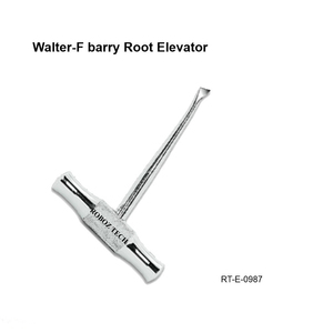 Élévateur dentaire ergonomique Walter-F Barry manuel, argenté, certifié CE, en acier inoxydable, par Roboz Tech Pakistan - Product Image 2