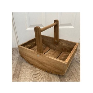 Elegant Wooden Basket Fashioned To Support Neat Arrangements Through Lasting Quality And Timeless Interior Appeal - Product Image 6