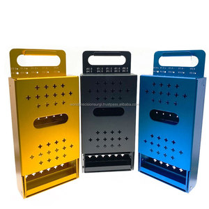 Caja de esterilización de alambres de Kirschner de precisión quirúrgica mundial, kit quirúrgico de acero inoxidable, bandeja de almacenamiento de agujas ortopédicas CE - Product Image 3