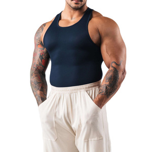 Camisetas de Compresión de Alta Calidad, Talla Grande, Estilo Deportivo, de Algodón y Spandex, Personalizadas para Hombre, Ajustadas - Product Image 1