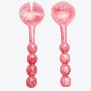 Juego de Cuchara y Tenedor para Ensalada de Resina de Lujo, Cubertería Moderna para Fiestas, Mango Corto, No Tóxico, Uso Doméstico y en Restaurantes, Ecológico - Product Image 2