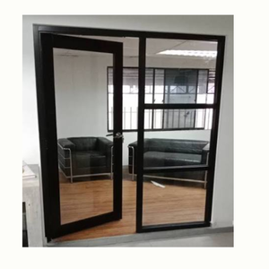 Puerta de Entrada Frontal de Aluminio Personalizada, Puerta de Vidrio de Aleación de Aluminio, Puerta Principal de Seguridad Exterior - Product Image 4