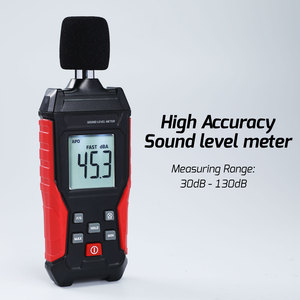 Sonometre numérique, plage de mesure 30~130 dB, testeur de bruit, surveillance audio pour les écoles, les bureaux, les hôpitaux - Product Image 5