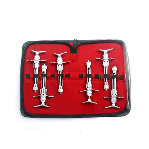 Pistola de Jeringa de Acero Inoxidable Reutilizable de Fácil Agarre, Bien Hecha, para Diagnóstico de Salud Animal, Instrumento de Precisión - Product Image 3