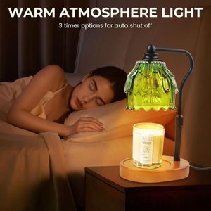 Wireless Remote Control Dimmable Candle Warmer Lamp with <b>Timer</b> Height Adjustable Wax Melts for Jar Candles - Product Image 5