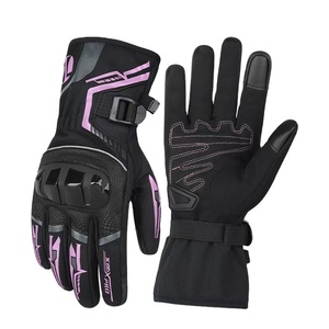 Guantes de Esquí de Dedo Completo, Negros, de Poliéster, Impermeables, Térmicos, con Cierre de Cordón, Unisex, para Montañismo Invernal - Product Image 3
