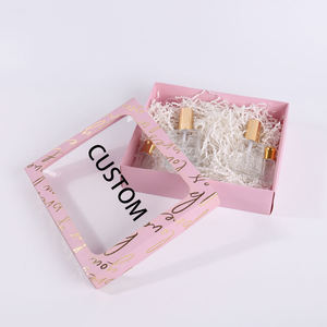 Custom Eco-Friendly Handmade Recyclable Corrugated Board Lid Base Box UV Coating Gold Foil Embossing <b>Matt</b> Lamination Clothing - Product Image 4