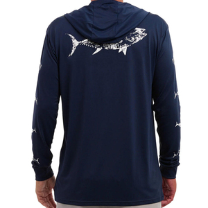 Custom Lightweight UPF 50+ Quick Dry Breathable Uv protection Tactical Shirt <b>Mens</b> Fishing Shirt Fish Wear <b>Camo</b> Fishing <b>Hoodie</b> - Product Image 2