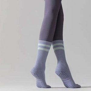 1Pair Professional Women Yoga <b>Socks</b> Silicone Anti-slip Ballet Pilates <b>Socks</b> Women Backless Breathable Bandage Dance Sports <b>Socks</b> - Product Image 1