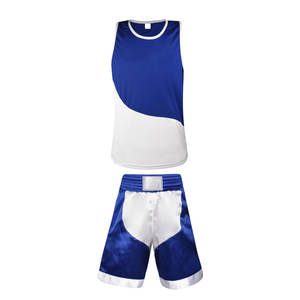 Conjunto de Chaleco y Pantalones Cortos de Boxeo con Logotipo Personalizado, Ropa de Entrenamiento de Boxeo Profesional para Hombre - Product Image 3
