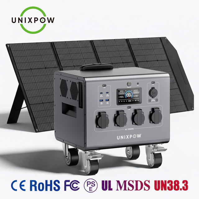 Power Station Solar Energy System  3000W  3500W 5000W 6000W Lifepo4 Outdoor Solar Power Generator Portable Power Station