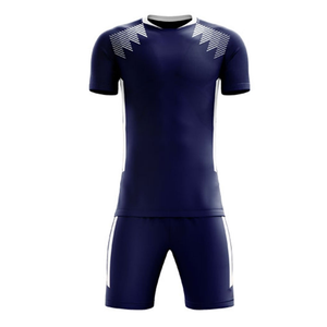 Nouvelles tenues de football personnalisées par sublimation pour équipes, design professionnel, 100% polyester respirant, séchage rapide, t-shirts à col en V - Product Image 1