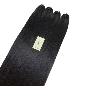 PRÊT à EXPÉDIER Paquets de Cheveux de Haute Qualité Extensions de Trame Cheveux Bruts Non Traités Grade 12A Cheveux Humains Noirs Vietnam - Product Image 1