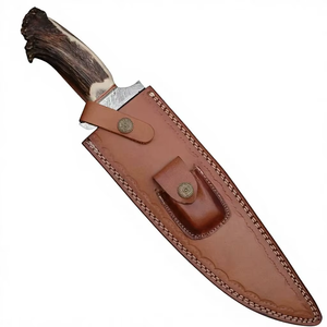 Cuchillo de Caza Damasco de Venta Caliente con Hoja de Acero Inoxidable y Mango G10 para Camping, Supervivencia al Aire Libre y Caza - Cuchillos OEM - Product Image 2