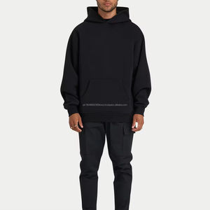 เสื้อฮู้ดดี้ลำลองผู้ชายไซส์ใหญ่ยอดนิยม สั่งทำได้ ผลิตเร็ว ผ้าฝ้าย 100% ขายดี - Product Image 3