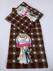 Tissu en coton ciré imprimé sur mesure, qualité supérieure, fabricant OEM ODM pour vêtements africains, tenues de cérémonie, décoration intérieure - Product Image 4