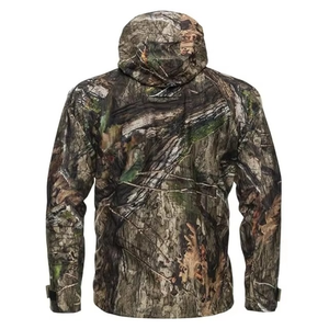 Unisex <b>Camo</b> Print Soft Shell Winter Hunting <b>Jacket</b> Windproof Button-Up Collar Camouflage Lightweight Outerwear - Product Image 4