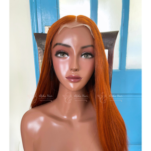 Artículo más vendido Color personalizado Top1 espejo hueso recto hermosas pelucas extensiones de cabello sin procesar pelucas sin pegamento vendedores - Product Image 4