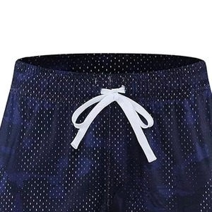 Pantalones Cortos Deportivos de Malla Transpirable Personalizados para Hombre, Cintura Elástica, para Gimnasio y Entrenamiento, Venta al Por Mayor Directa de Fábrica - Product Image 6