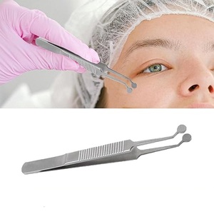 Pinzas de Precisión para Glándulas de Meibomio, Pinzas para Masaje de Párpados con Punta Redonda, Pinzas para Glándulas de Párpados con Certificación ISO - Product Image 2