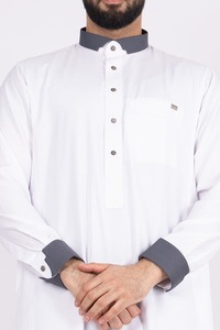 Robe longue traditionnelle Juba pour hommes, vêtement musulman confortable, coupe ample et respirante - Product Image 6