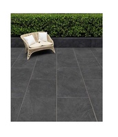 Carreaux de sol en porcelaine Morbi Factory 60x60, haute résistance, antidérapants, effet brique, gris travertin, pleine masse, extérieur, 20 mm, pour supermarché
