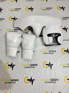 Conjunto de Boxeo Profesional Personalizado de Fábrica, Conjunto de Boxeo de Piel Genuina de Primera Calidad, Superventas - Product Image 2