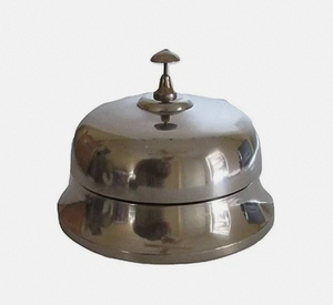 Campana de Escritorio Cromada de Estilo Vintage - Product Image 4
