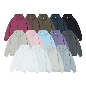 Sweat à capuche épais en molleton lourd coupe classique streetwear, impression sérigraphique personnalisée, vente en gros, respirant, séchage rapide pour homme - Product Image 1
