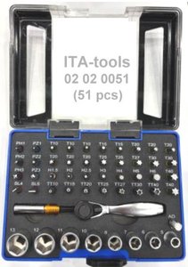 (1/4"H) x 51 pcs Color-ring <b>Bits</b> Set - Product Image 2