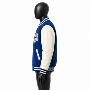 Veste universitaire vintage unisexe personnalisée, tissu en laine de haute qualité, broderie, veste bomber, streetwear, taille oversize - Product Image 5