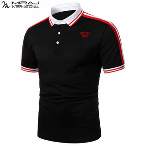 เสื้อโปโลสไตล์สตรีทแวร์ ผ้าระบายอากาศดี ทรงสั้น แขนสั้น ดีไซน์ทันสมัย สีทูโทน พรีเมียมคุณภาพเยี่ยม สวมใส่สบาย พร้อมปักโลโก้ตามสั่ง - Product Image 2