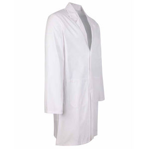 Blouse de laboratoire unisexe sans couture en tissu personnalisé de haute qualité, respirante, en coton, uniforme de médecin, tenue professionnelle d'hôpital - Product Image 4