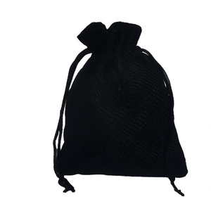 Bolsa de Regalo Ilan 9x12 Cm Negra con Cordón para Regalos Pequeños - Product Image 2