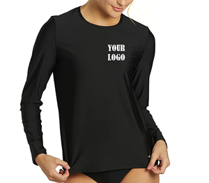 Unisex UV Protection Anti-Bacterial Rash Guard <b>Surf</b> Shirt Long Sleeve Quick Dry Swimwear Custom Logo Manufacturers 220g - Product Image 1