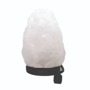 100% PURE NATUREL Forme artisanale Himalaya Rose Salt Rock Lampe Base en bois avec gradateur du Pakistan pour l'art et la collection - Product Image 1