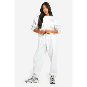 Sudadera gruesa de alta calidad con mangas largas, capucha roja, transpirable, ecológica y tejida. - Product Image 3