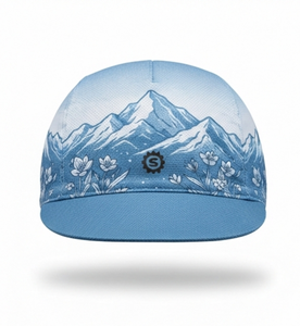 Breathable Printed Sport <b>Cap</b> With <b>Mountain</b> Flower Design Unisex Sport Hat For Spring Summer Outdoor Activities Casual Style - Product Image 1